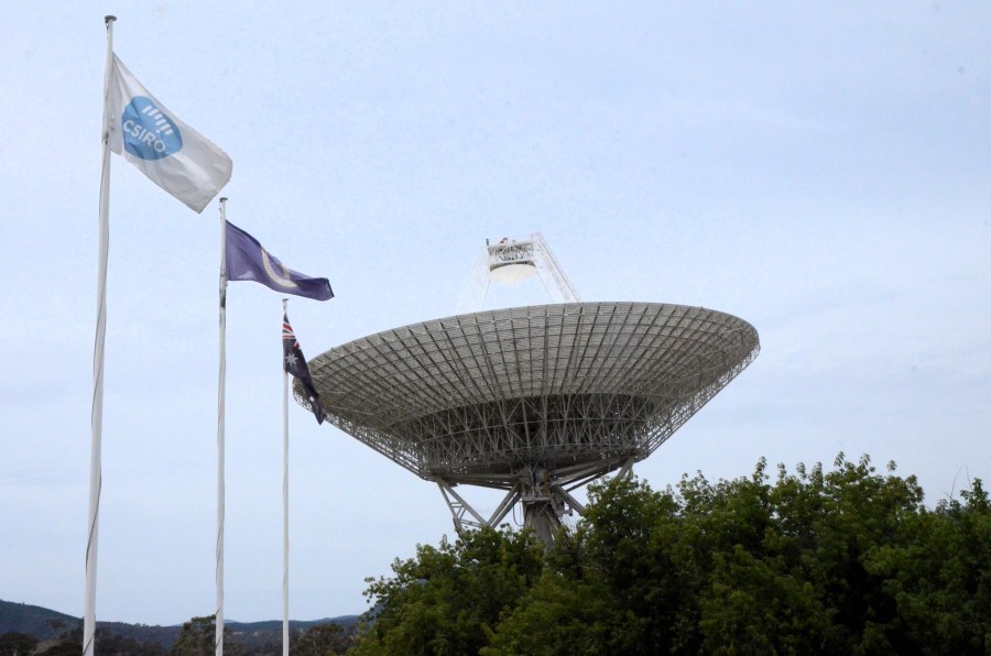 Image of radio dish at CSDCC 